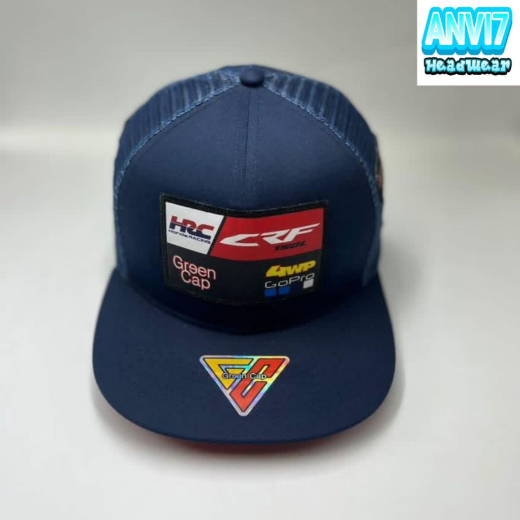 Tipe Snapback Racing CRF Navy Premium Termurah
