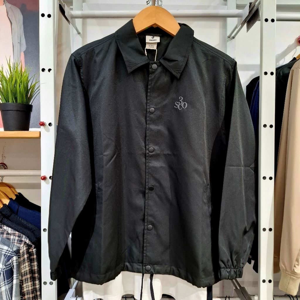 3SECOND Jaket Coach Pria Regular Fit Original 130625