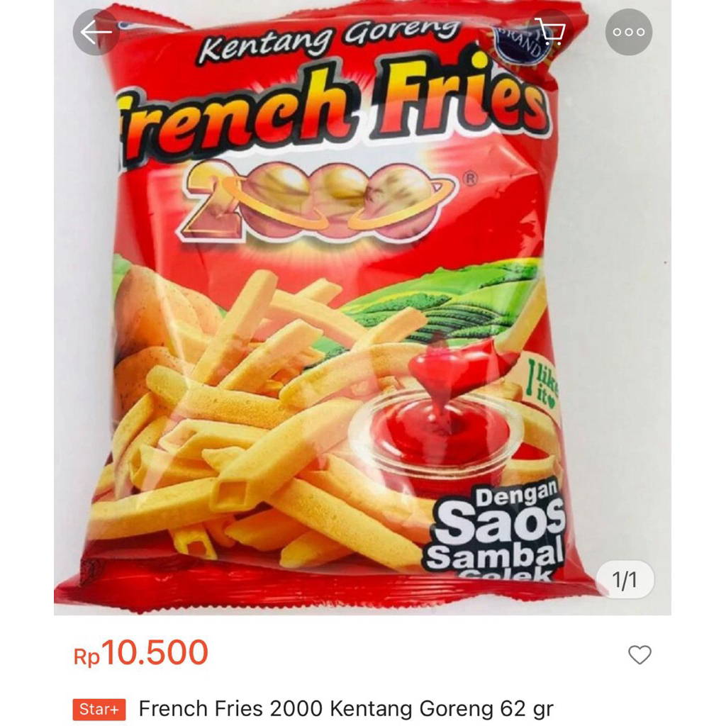 

French Fries 2000 60Gr N