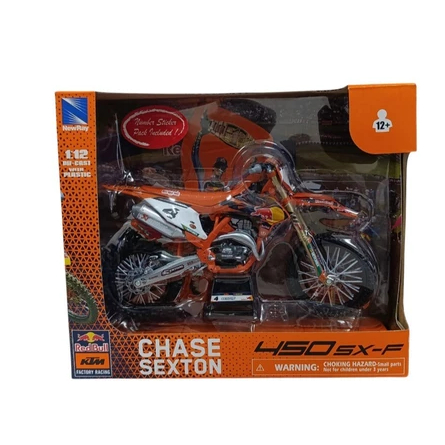 Diecast  Motorcycle 450SX-F Chase Sexton Red Bull KTM