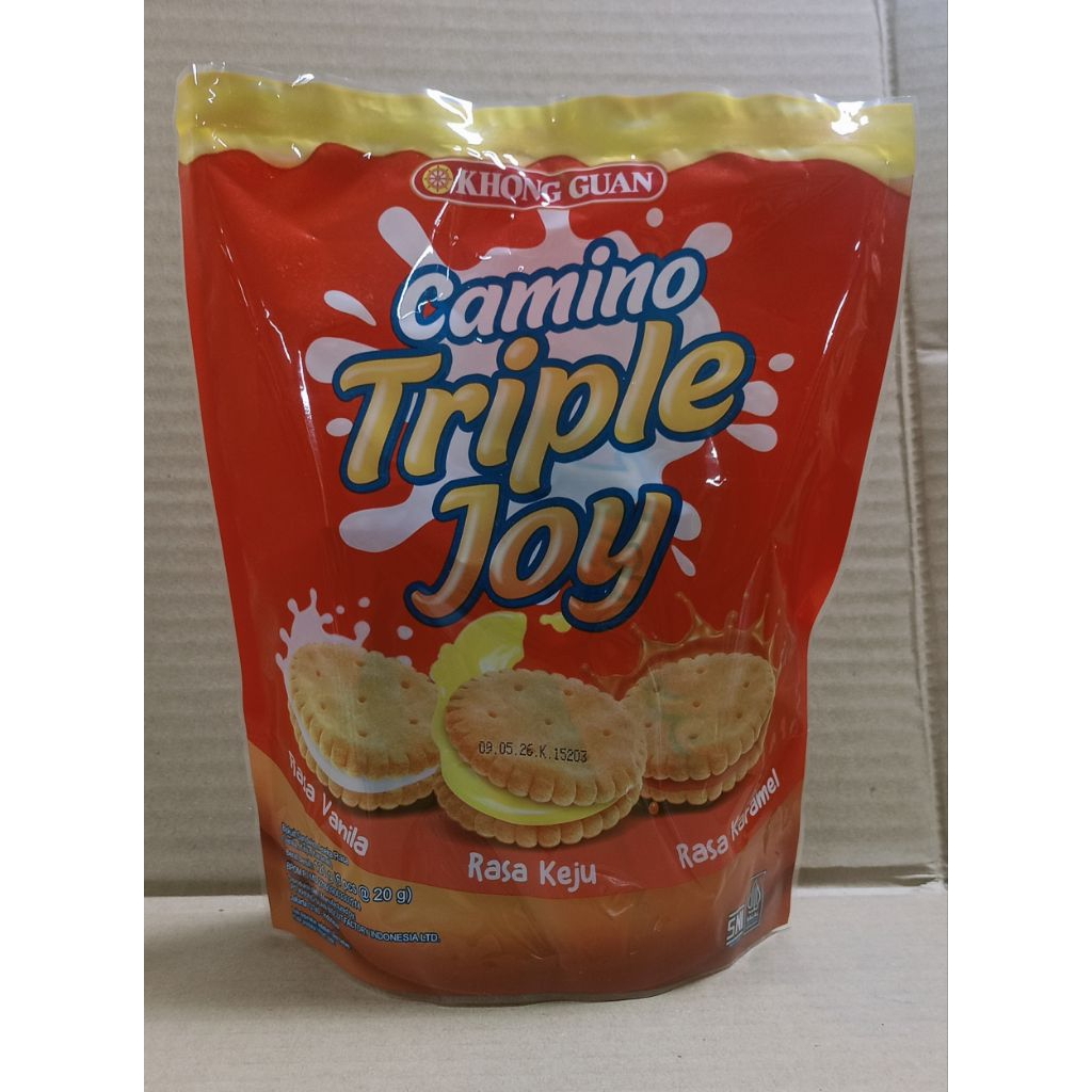 

Khong Guan Camino Triple Joy 120gr