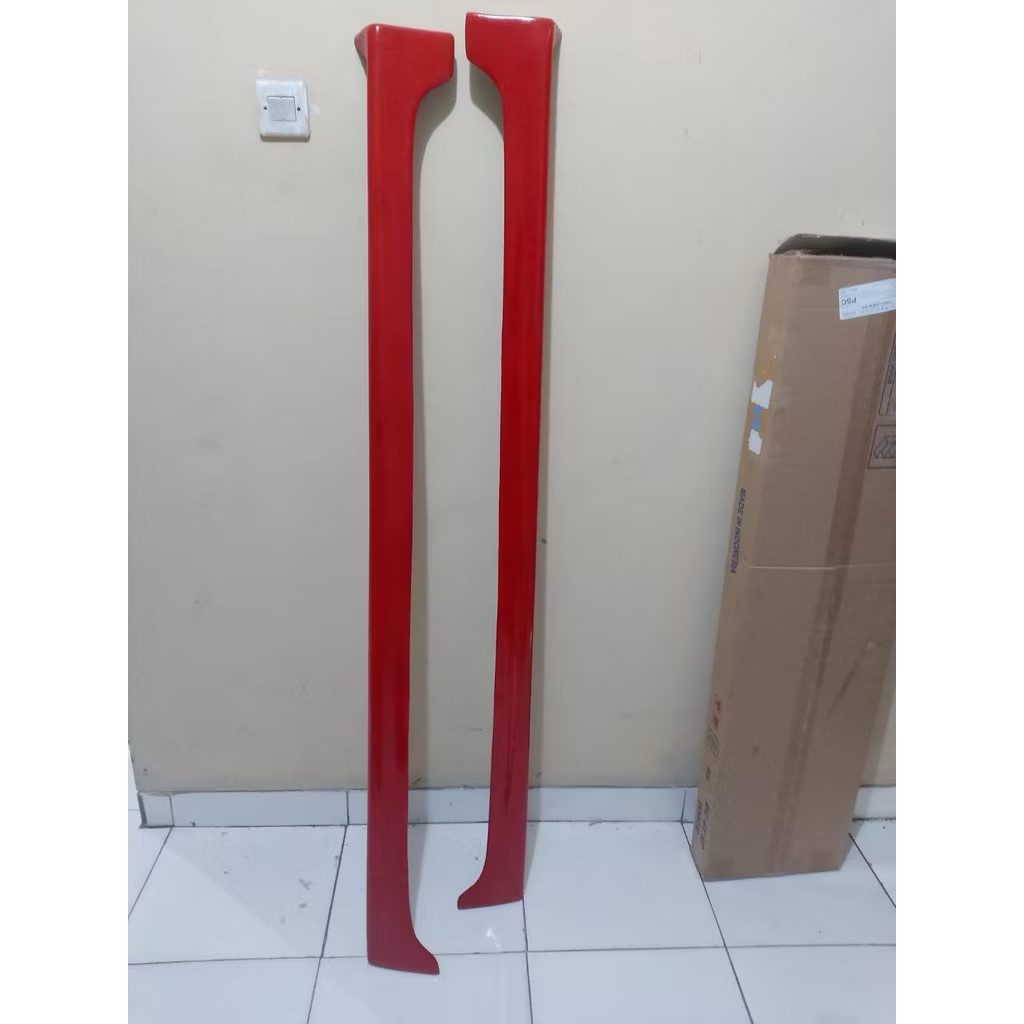 [100% Presisi] Side Skirt Honda Brio Lama Merah Sideskirt Brio 2012-2017 Bahan Berkualitas