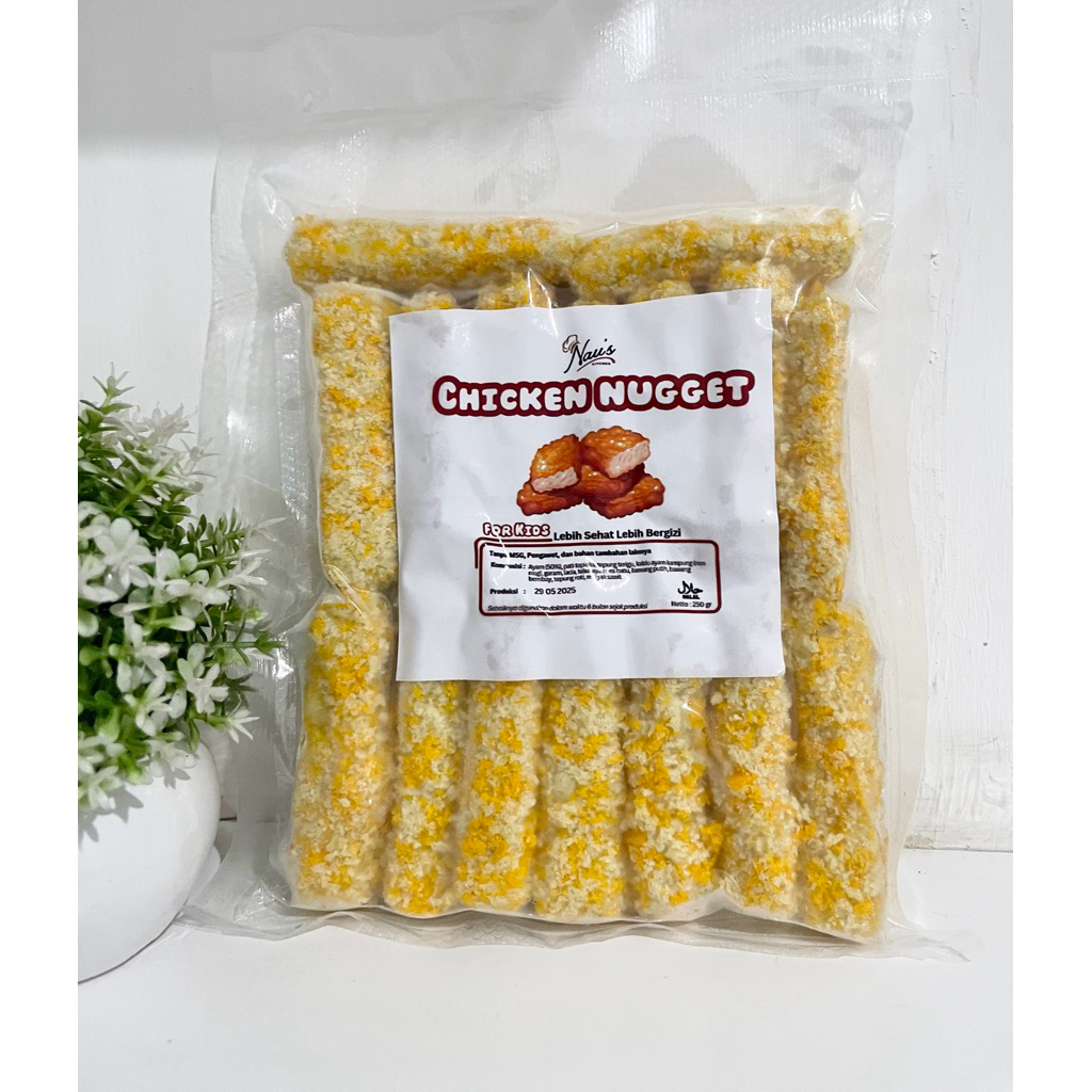 

Nugget Ayam Homemade non msg / Chicken Nugget Naget anak bayi balita mpasi