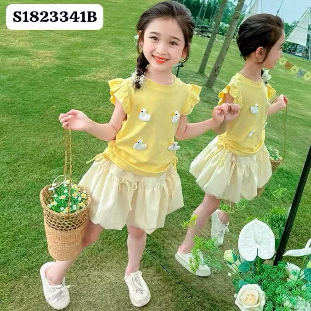 Az_Setelan rok celana Duck size 80 (1th)