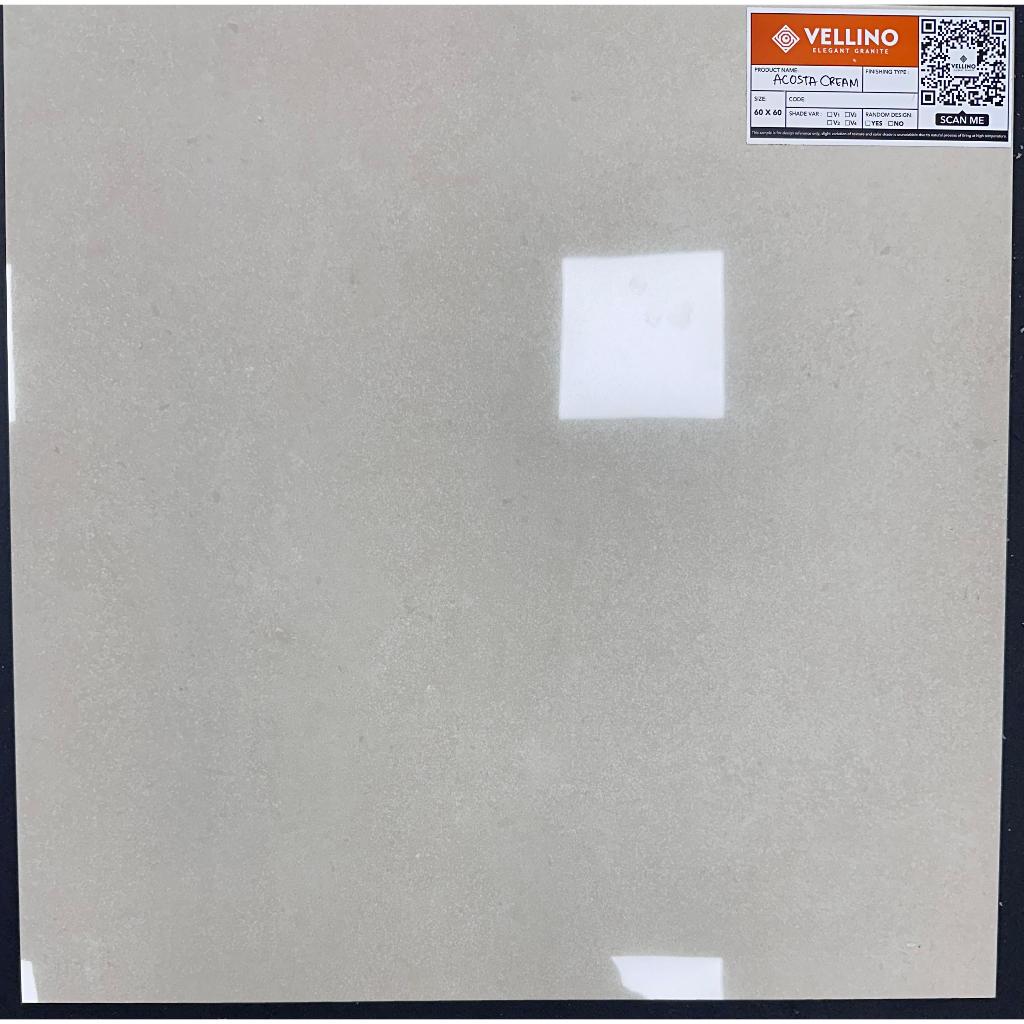 granit glaze Acosta cream 60x60 kilat medan