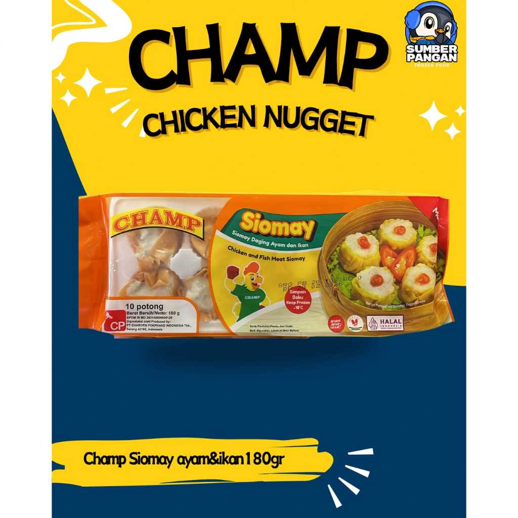 

Champ Siomay ayam ikan 180gr