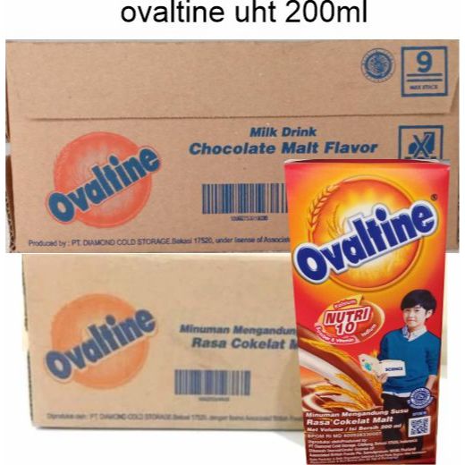 

OVALTINE SUSU UHT /SUSU UHT OVALTINE COKELAT MALT [1ctn x200ml x24pc]