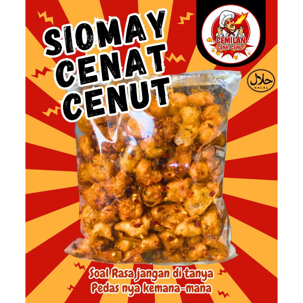 

Siomay kering pedas cenat cenut 1/4 atau 250 gr