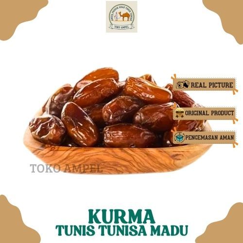 

Kurma TUNISIA MADU 500gr Kaya Rasa & Nutrisi Untuk Infused Nabeez Suplemen Kesehatan Sukari Mesir