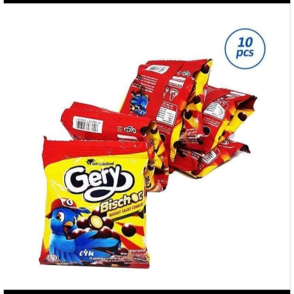 

Gery Bischoco biskuit Salut Coklat isi 10pcs
