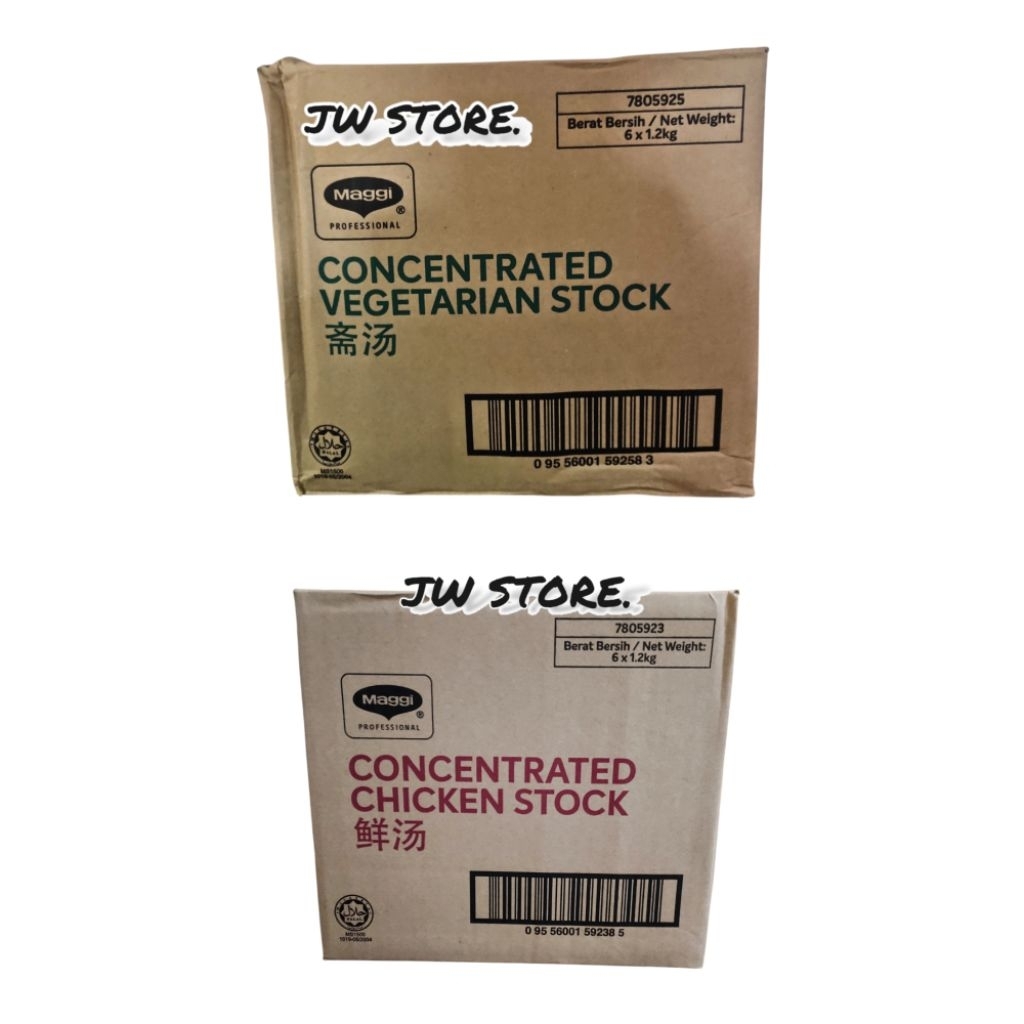 

Maggi Concentrated Chicken/Vegetarian Stock ( 1Dus x 6 x 1,2Kg)