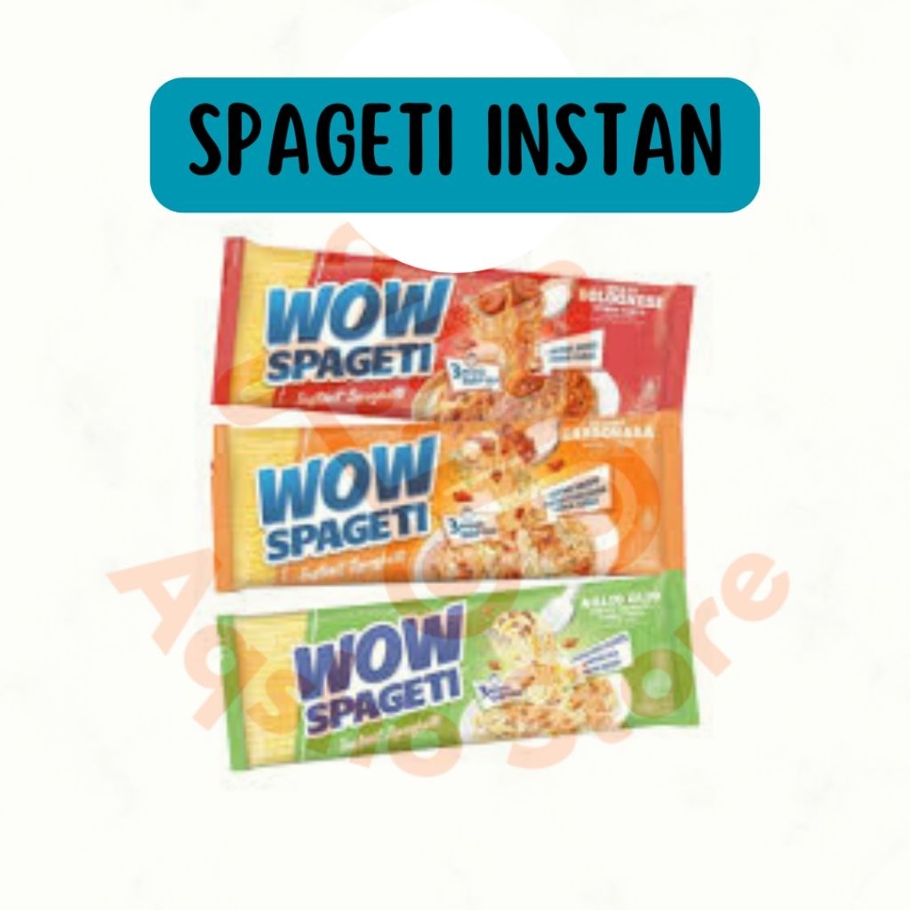 

Wow Mie Spageti Instans Kemasan 80 g