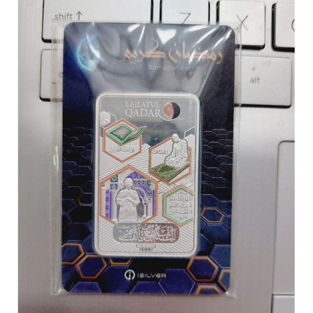 Perak I Silver lailatul Qadar 50 gr/logam mulia perak