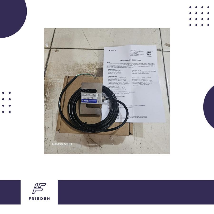 Load Cell ZEMIC H3 Kapasitas 50kg (Type S)