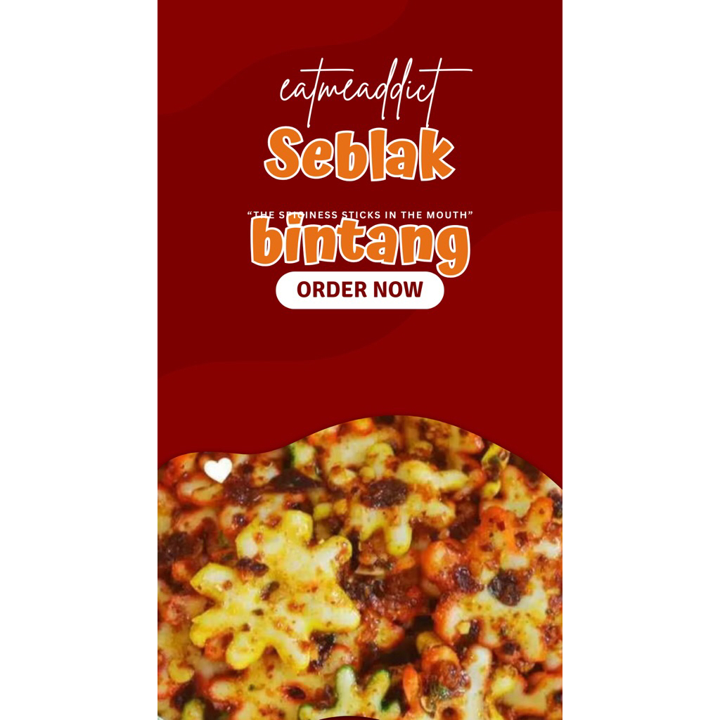 

SEBLAK KERUPUK BINTANG - PEDAS CHILI OIL - BUMBU LEKOH SUPER PEDAS - SEBLAK BINTANG PEDAS CHILI OIL