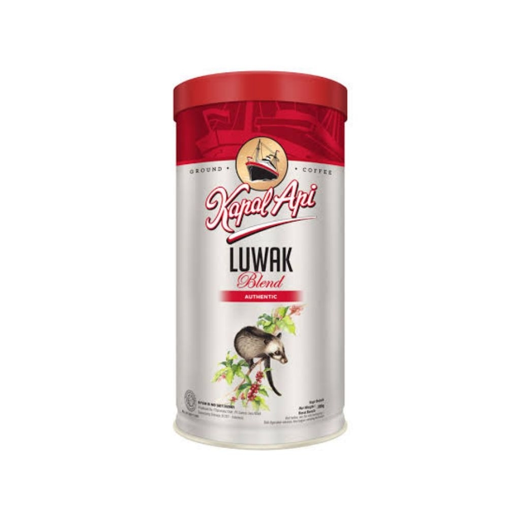 

kapal api luwak blend can 200grm
