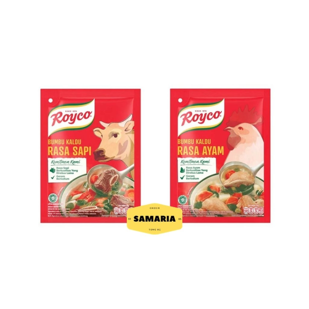 

Royco Kaldu Ayam dan Sapi Kemasan Saset 94 Gram