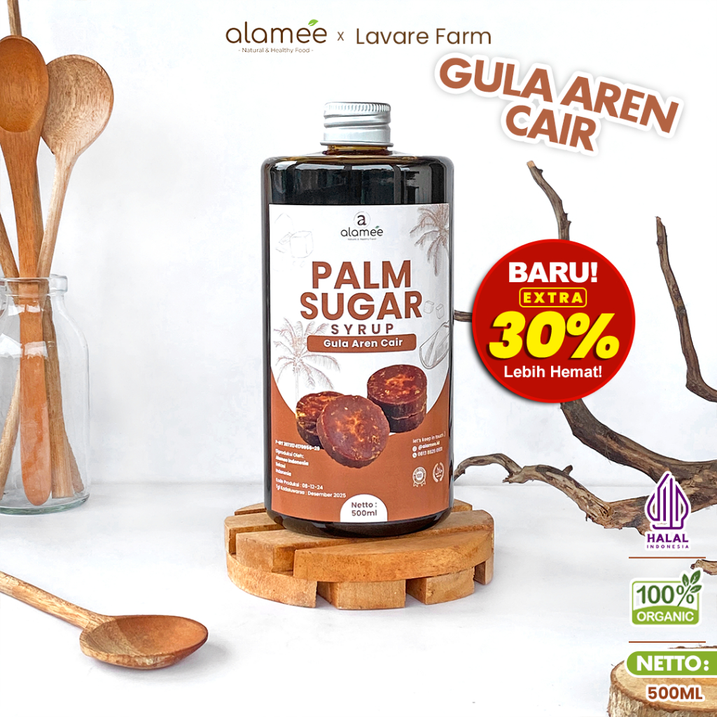 

Gula Aren Cair 500ml Syrup Palm Sugar Organic Liquid Organik Pure Murni Barista Brown Sirup Natural gula kelapa cair