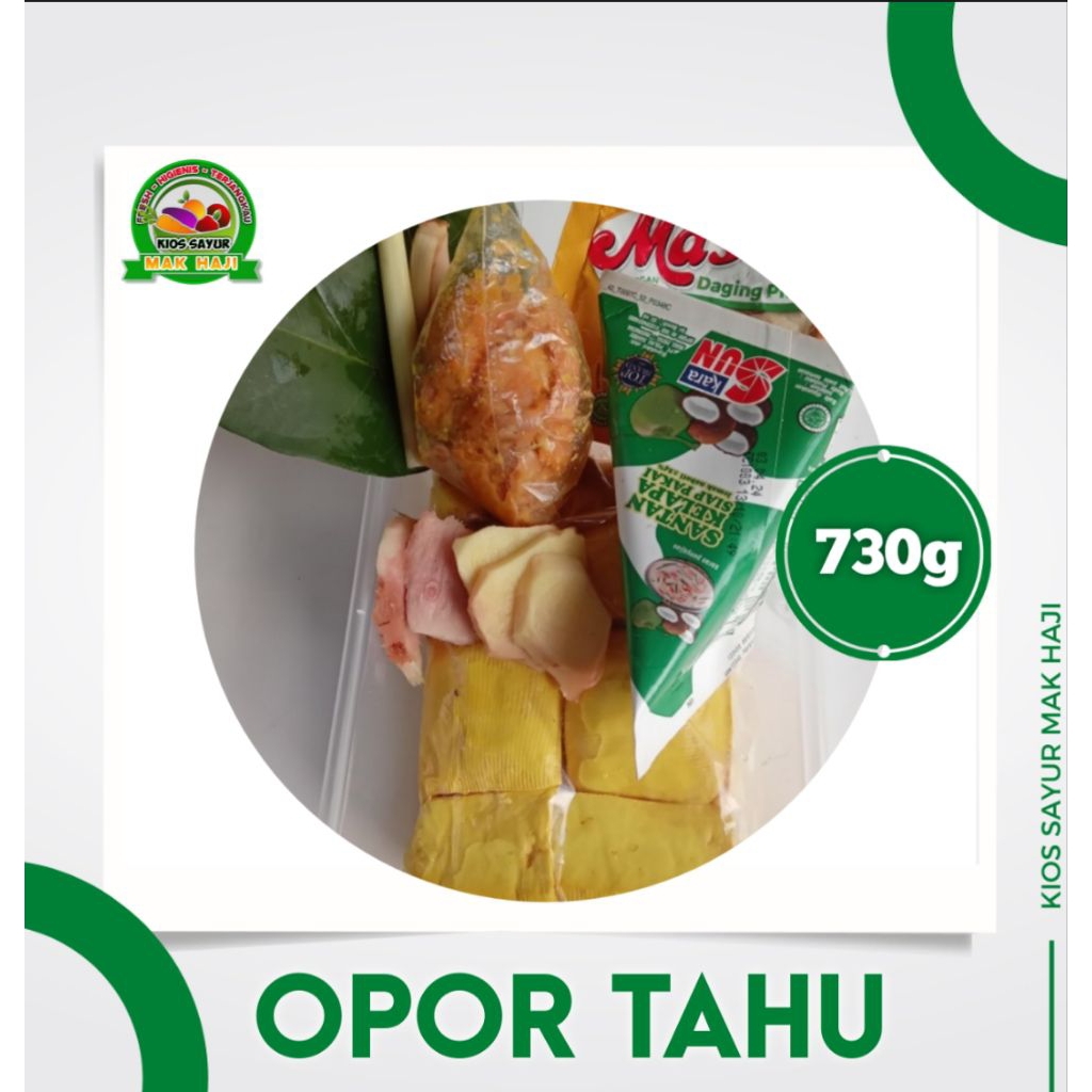 

Paket opor tahu 1pcs