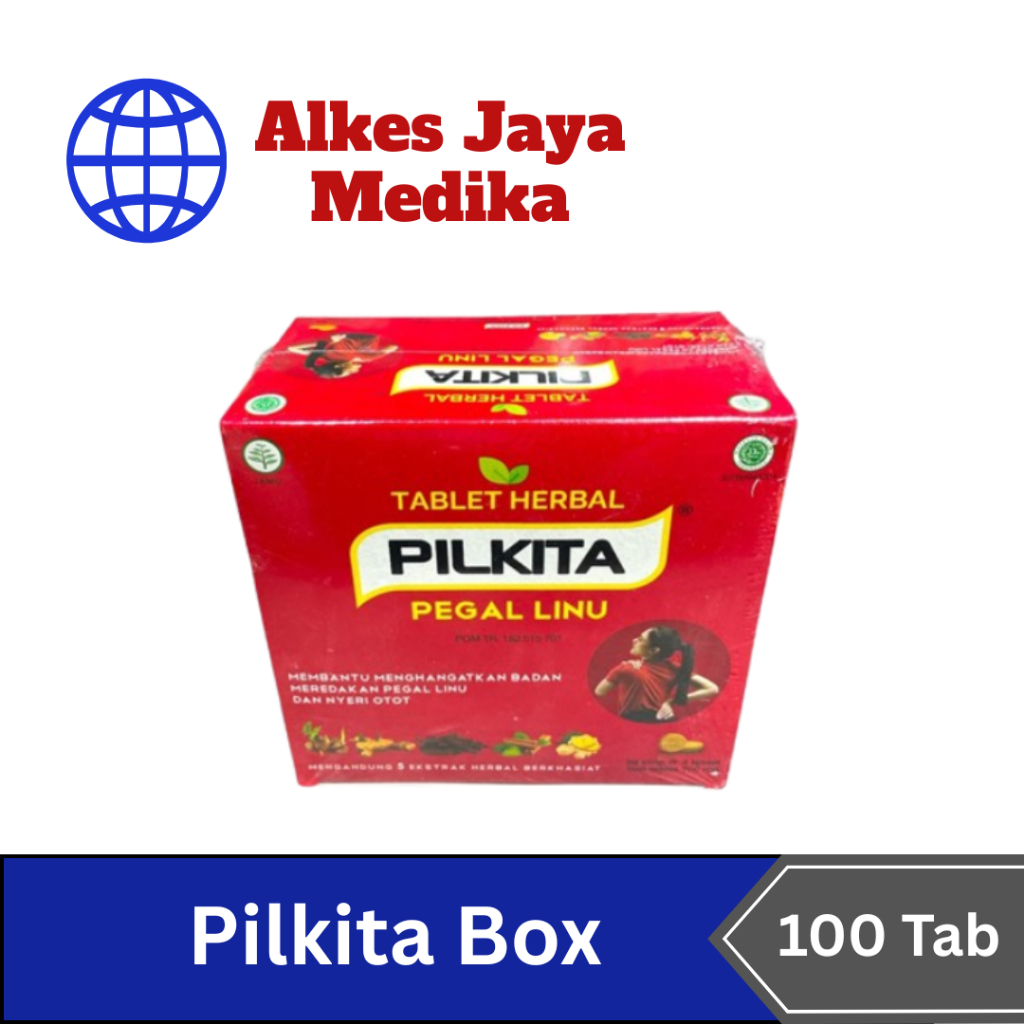 Pilkita Box Isi 100 Tablet - Obat Pegal Linu