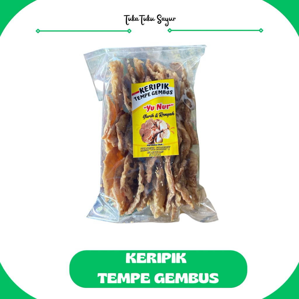 

KERIPIK TEMPE GEMBUS 200gr - TukaTuku Sayur