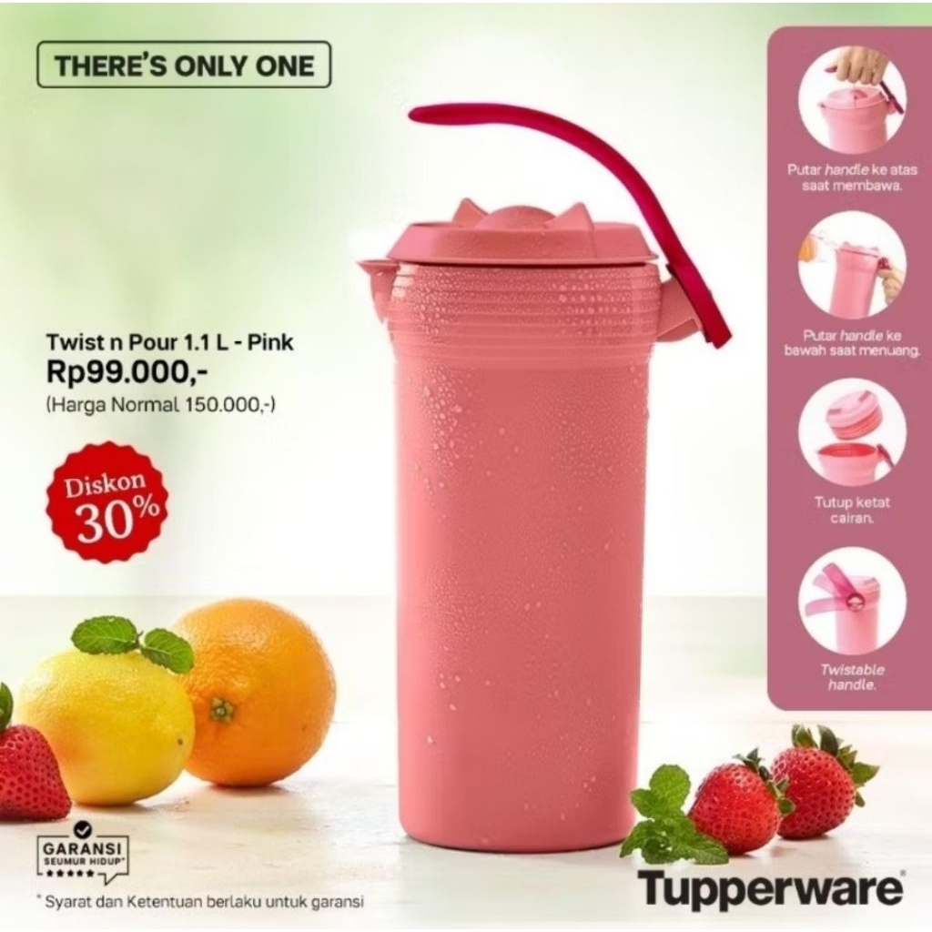Teko air tupperware