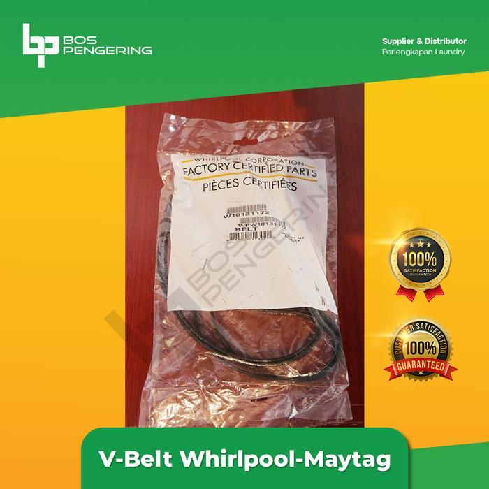 VBelt Maytag WPW10131172 Vanbelt Dryer Maytag W10131172 ORI V-Belt Original Vbelt Maytag Biru