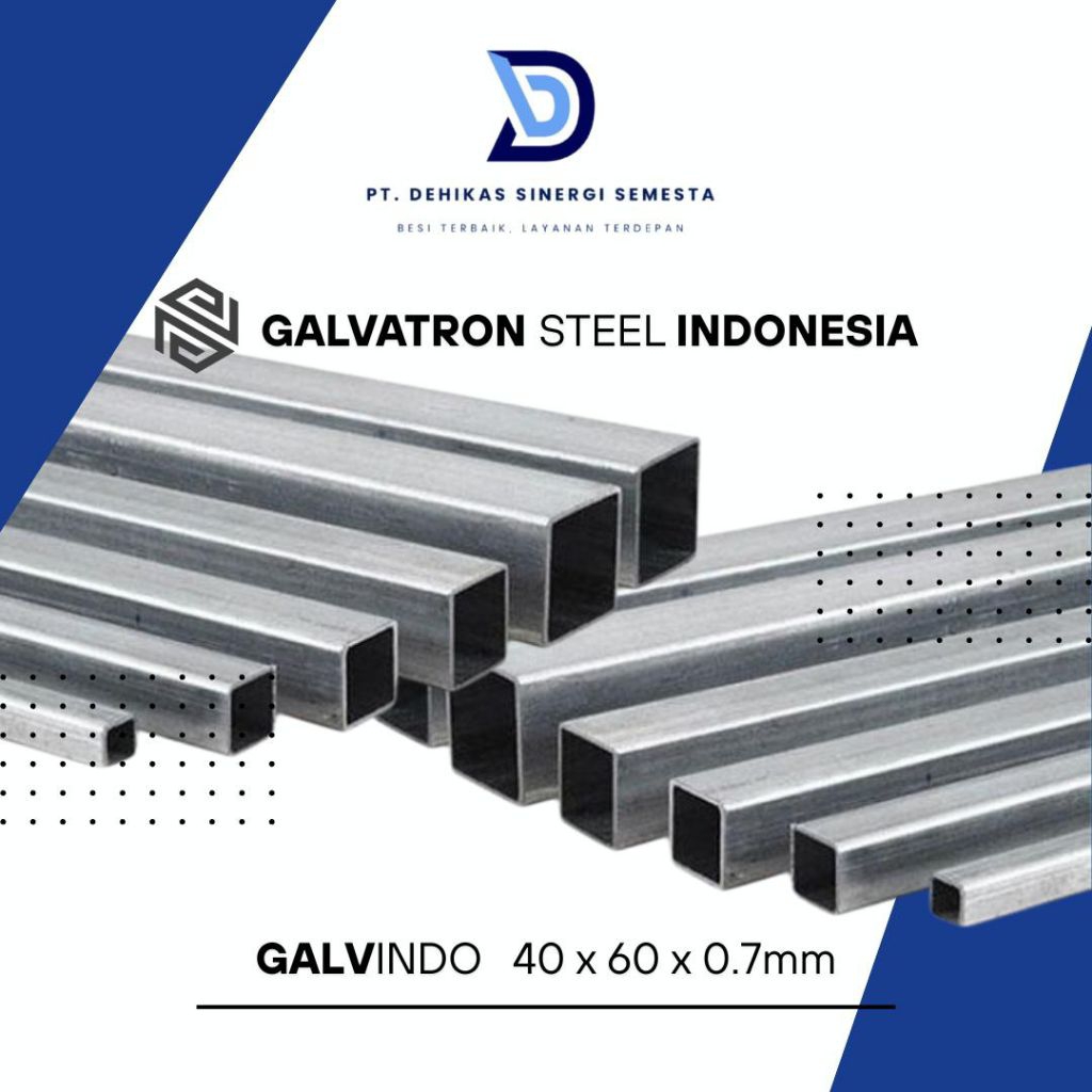 hollow GALVANIS 40X60 panjang 6meter