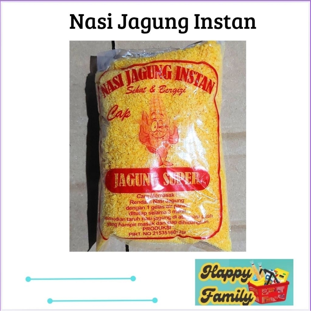 

Nasi Jagung Instan Cap Jagung Super/Gerit