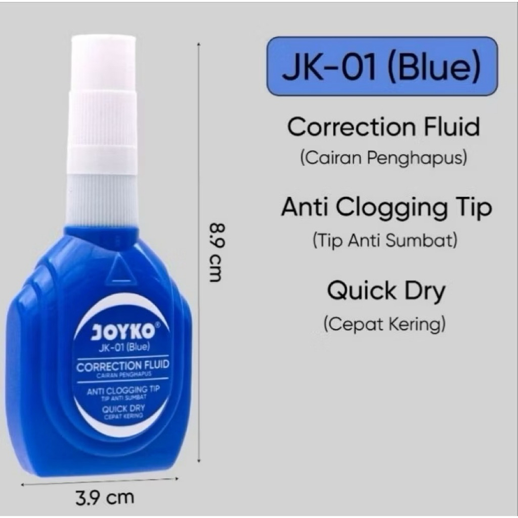 

Correction Fluid Joyko Jk-01 (1pcs) blue
