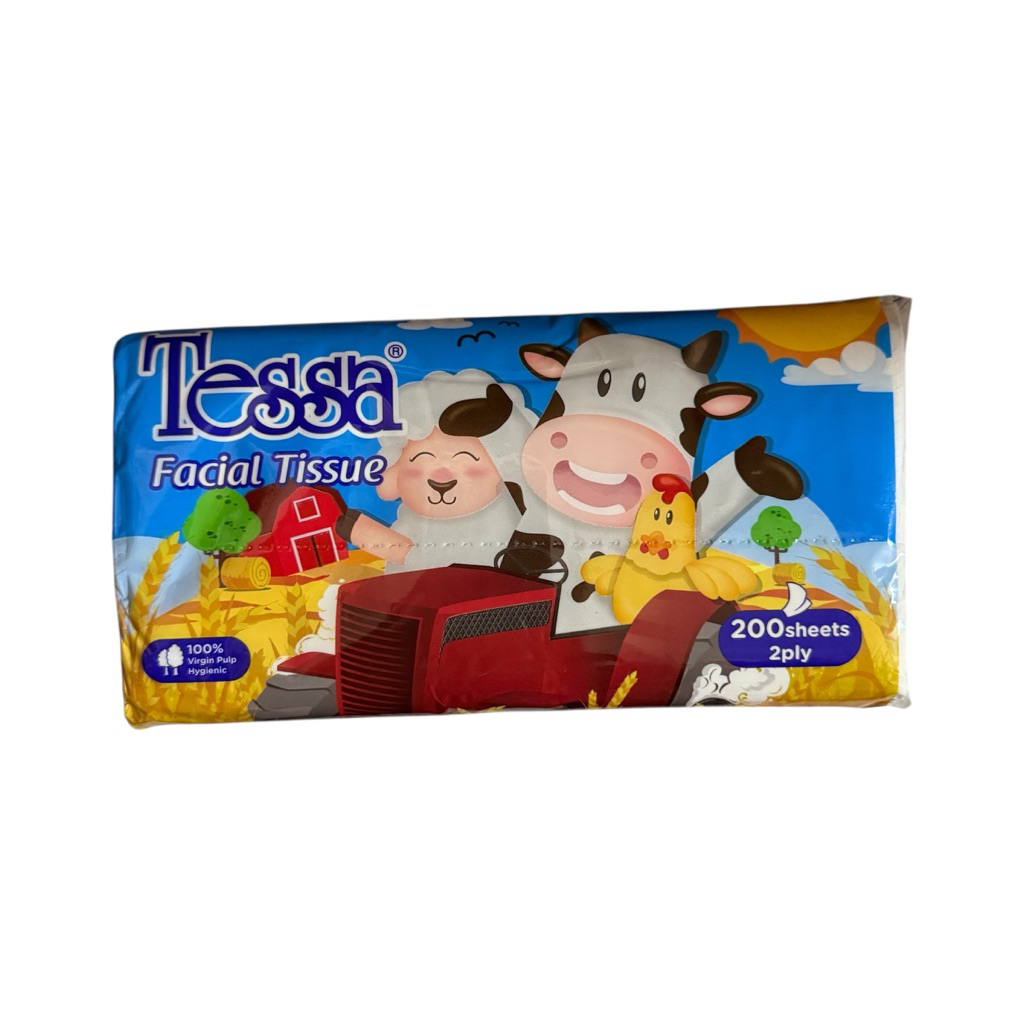 Tessa Facial Tissue 200 Sheets 2 Ply