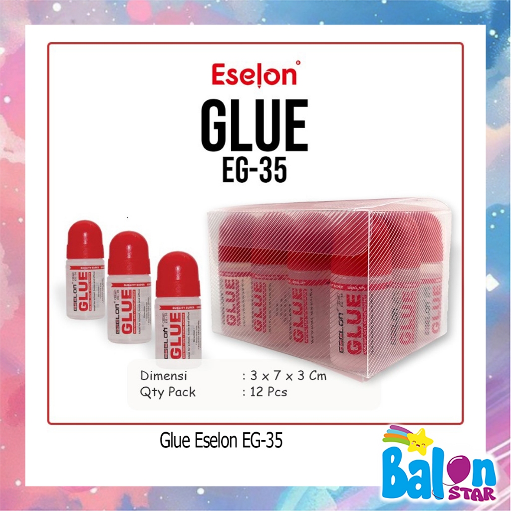 

(1pcs) Lem Glue Eselon EG-35, lem kertas praktis, gluestick, lem cair
