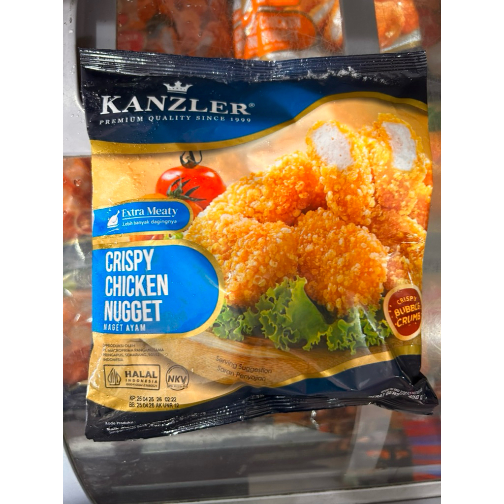 

KANZLER Crispy Chicken Nugget original & spicy, 450 gr, HALAL