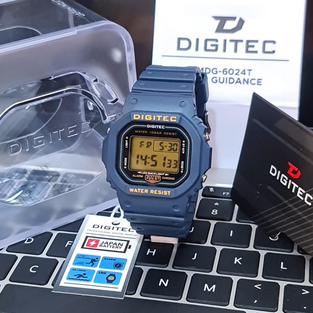Jam Tangan Pria Digitec DG-6024 Original Digital Water Resist