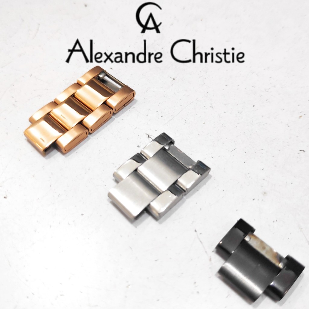 Potongan Rantai Jam Alexandre Christie AC 2454 LD / Ac2455 / ac2454 / Ac 2455 Sambungan Rantai Jam