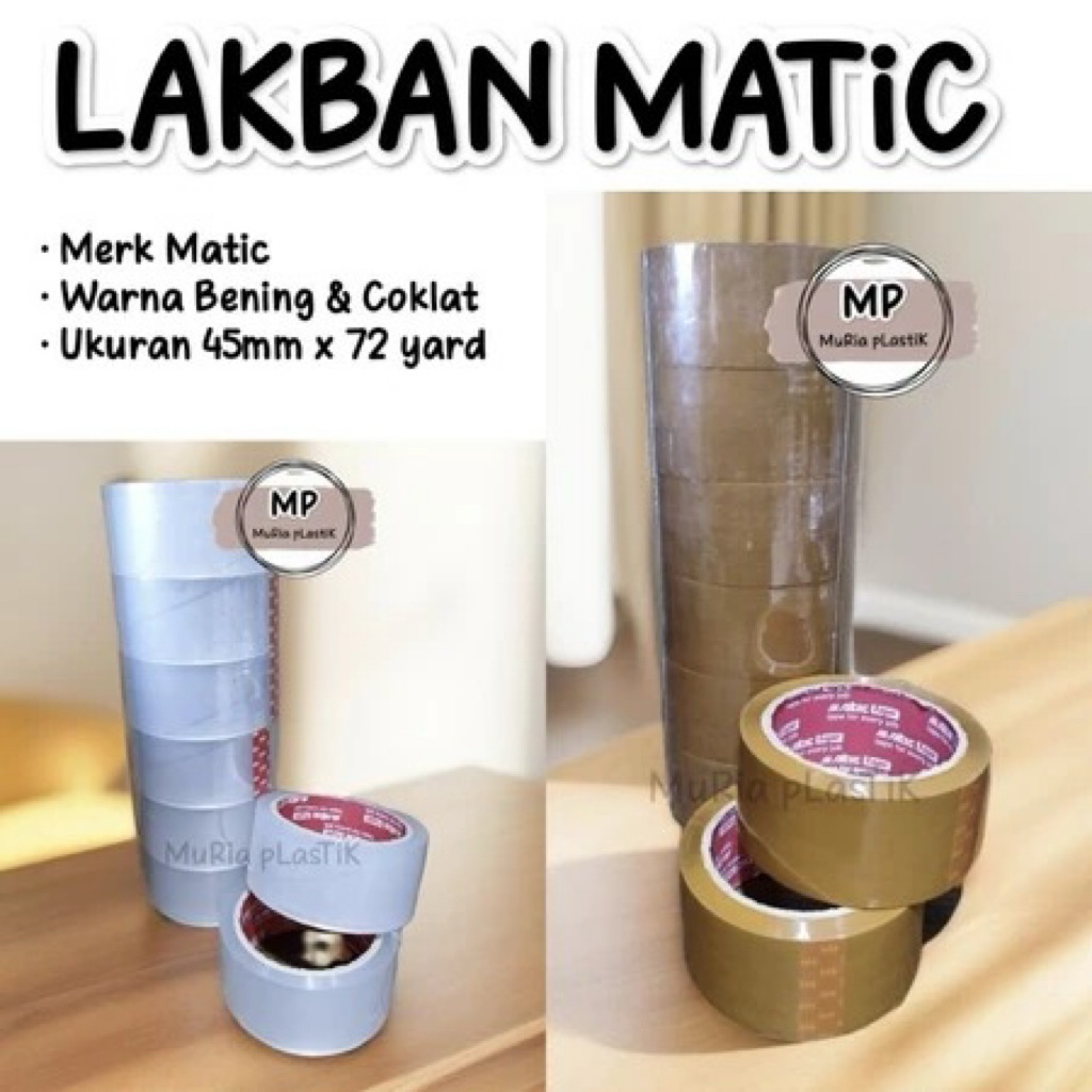 

MATIC PLAKBAN 2INCH BENING / COKLAT