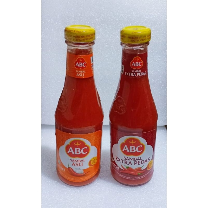 

1 Pcs Sambal Abc Extra Pedas Dan Sambal Asli 335 ML