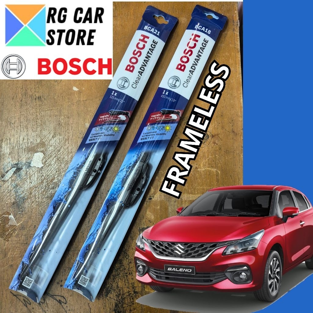 Wiper Bosch Suzuki Baleno Hatchback Original Bosch Advantage Frameless