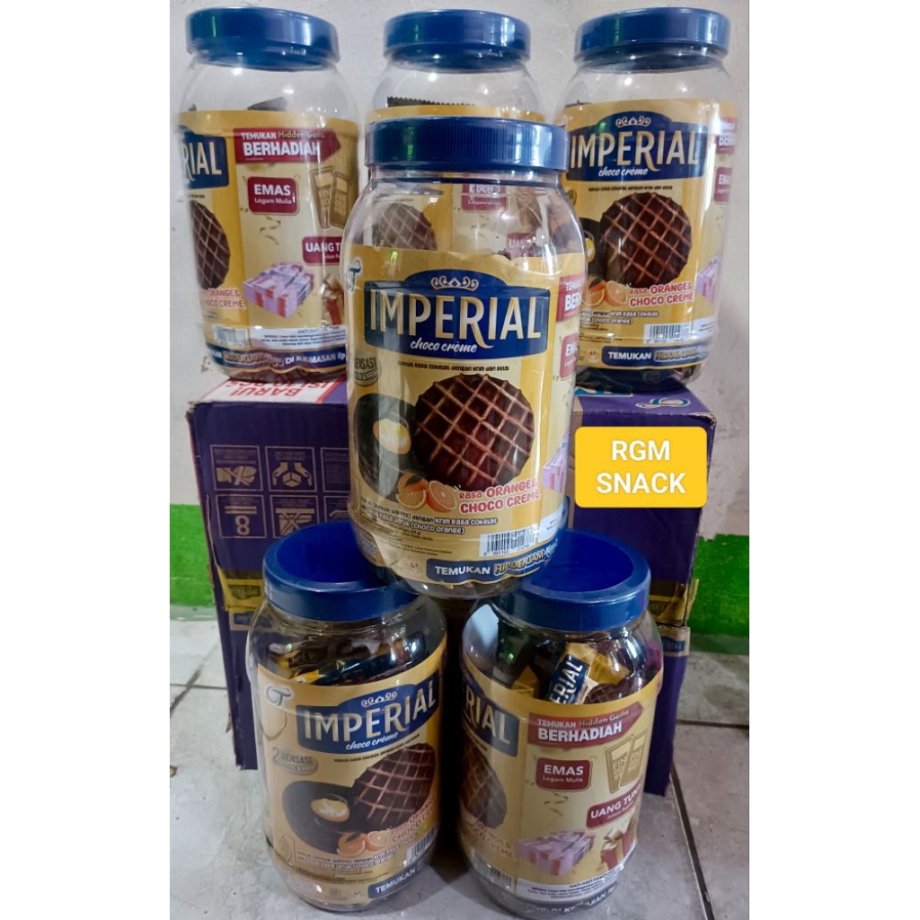 

IMPERIAL ORANGE CHOCO CREME - Family Jar/toples