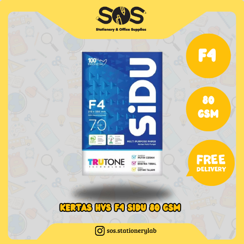 

Kertas HVS F4 Sidu 70 gsm