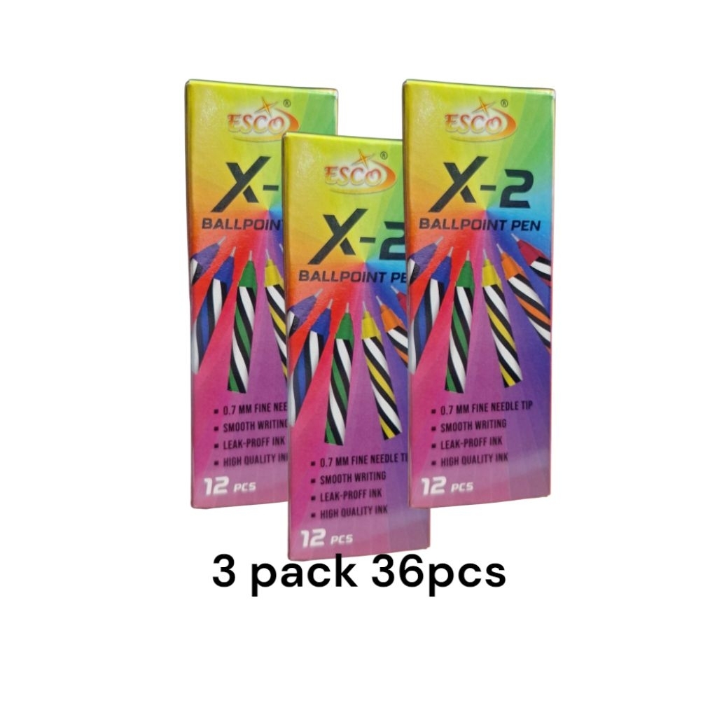 

Isi 36 Pcs Ballpoint PenX-4/Pena/Pulpen Ulir/Esco Ulir Pen/Pulpen Esco 0.7mm