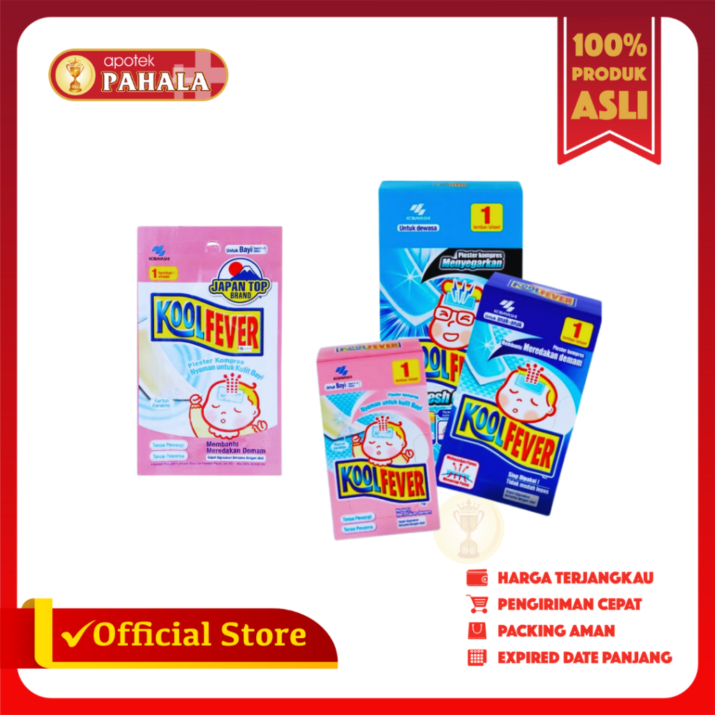 Kool Fever Cool Fever Cooling Patch for Bayi Anak Dewasa