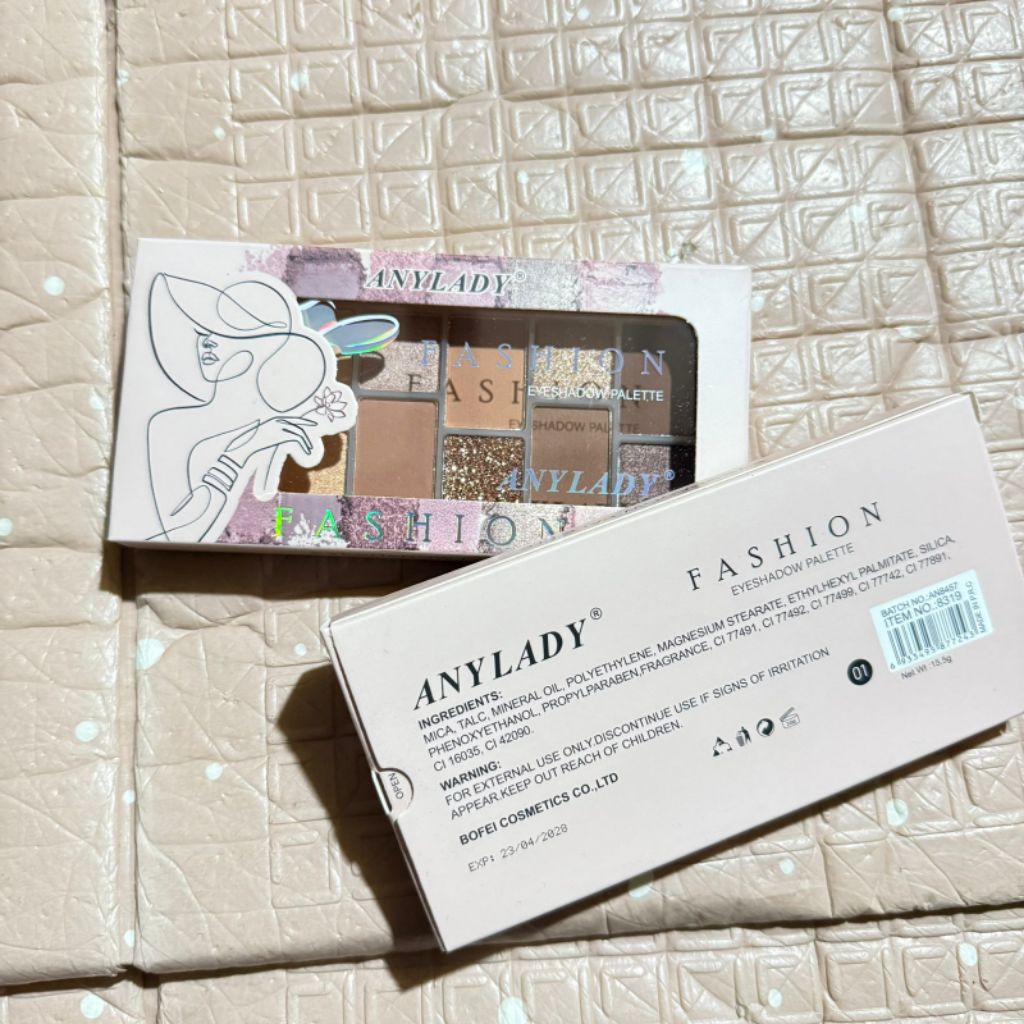 ANYLADY FASHION EYESHADOW PALETTE