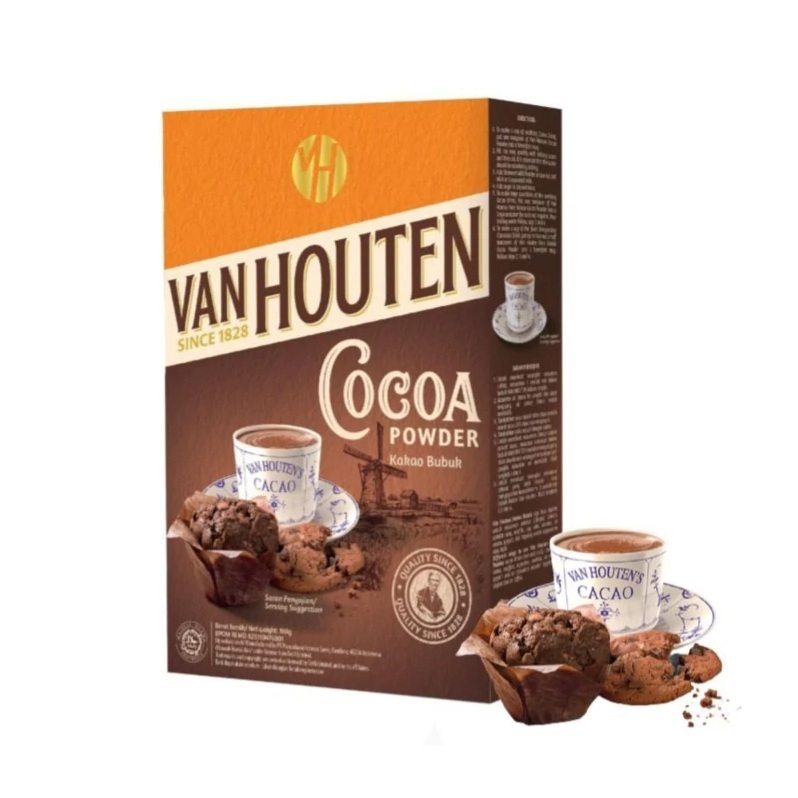 

COKLAT BUBUK VAN HOUTEN / VAN HOUTEN COCOA POWDER UKURAN 40GRAM / 80GRAM