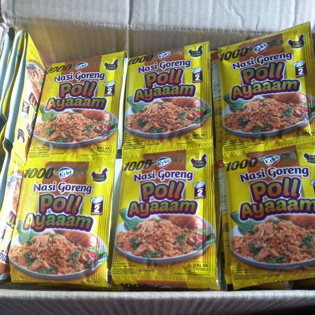 

KOBE BUMBU NASI GRG POLL AYAM 1RENTENG