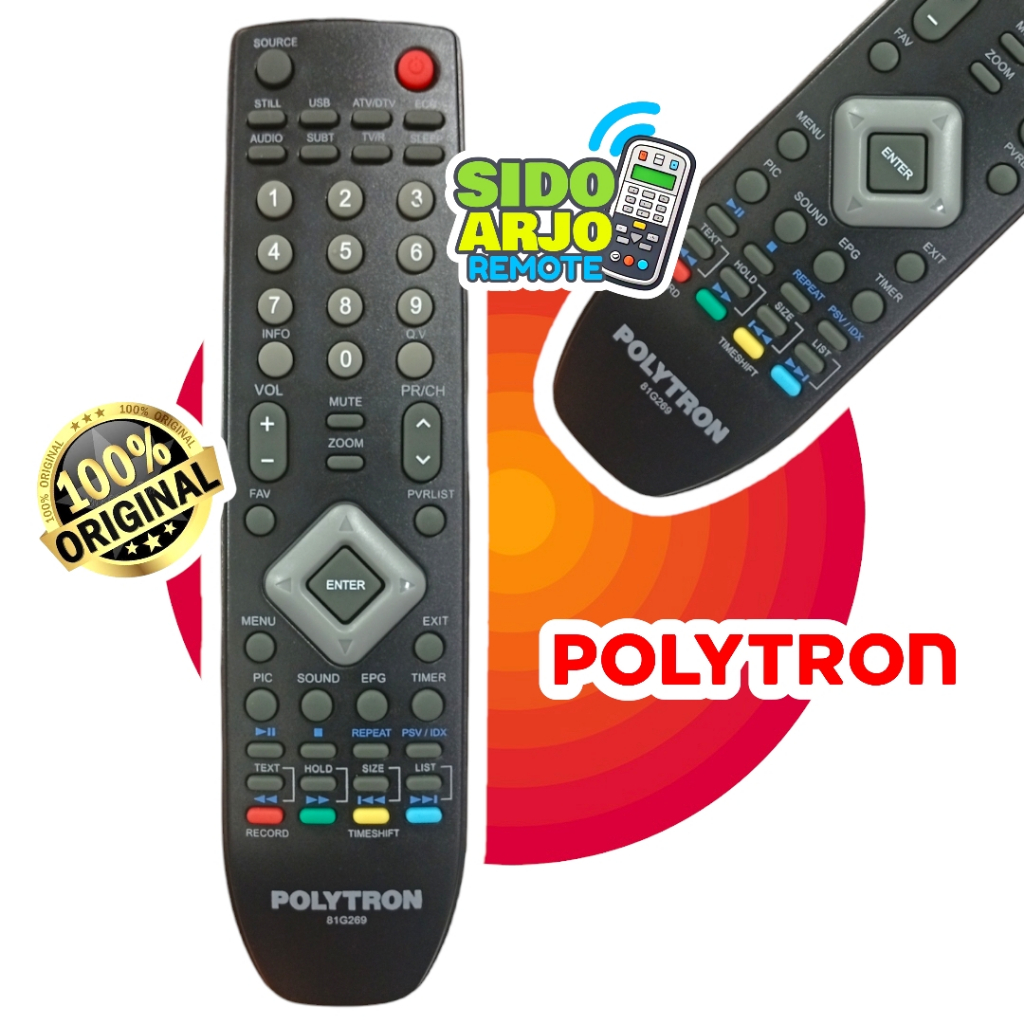 Remote TV POLYTRON LED ORIGINAL