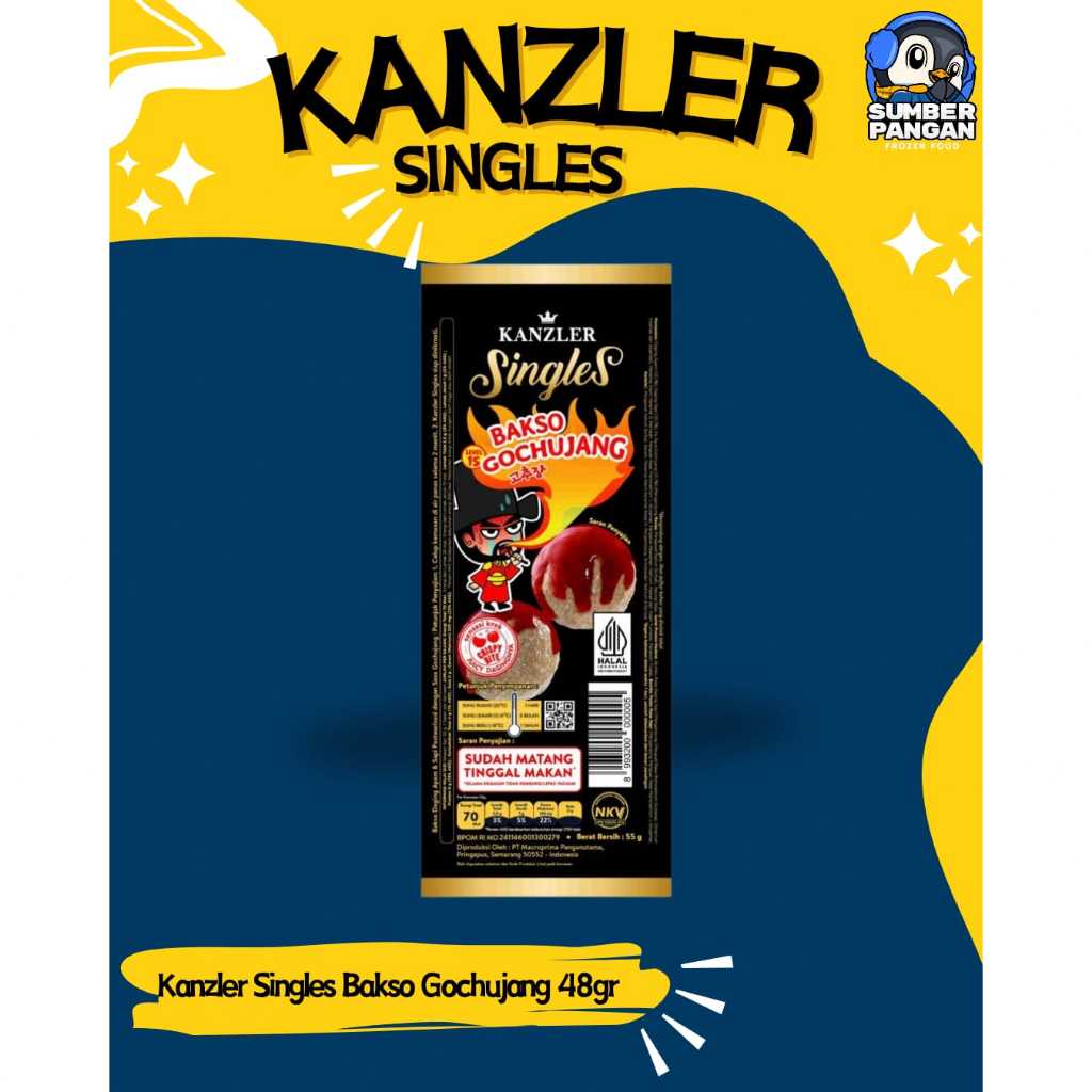 

Kanzler Bakso Gochjujang 55gr