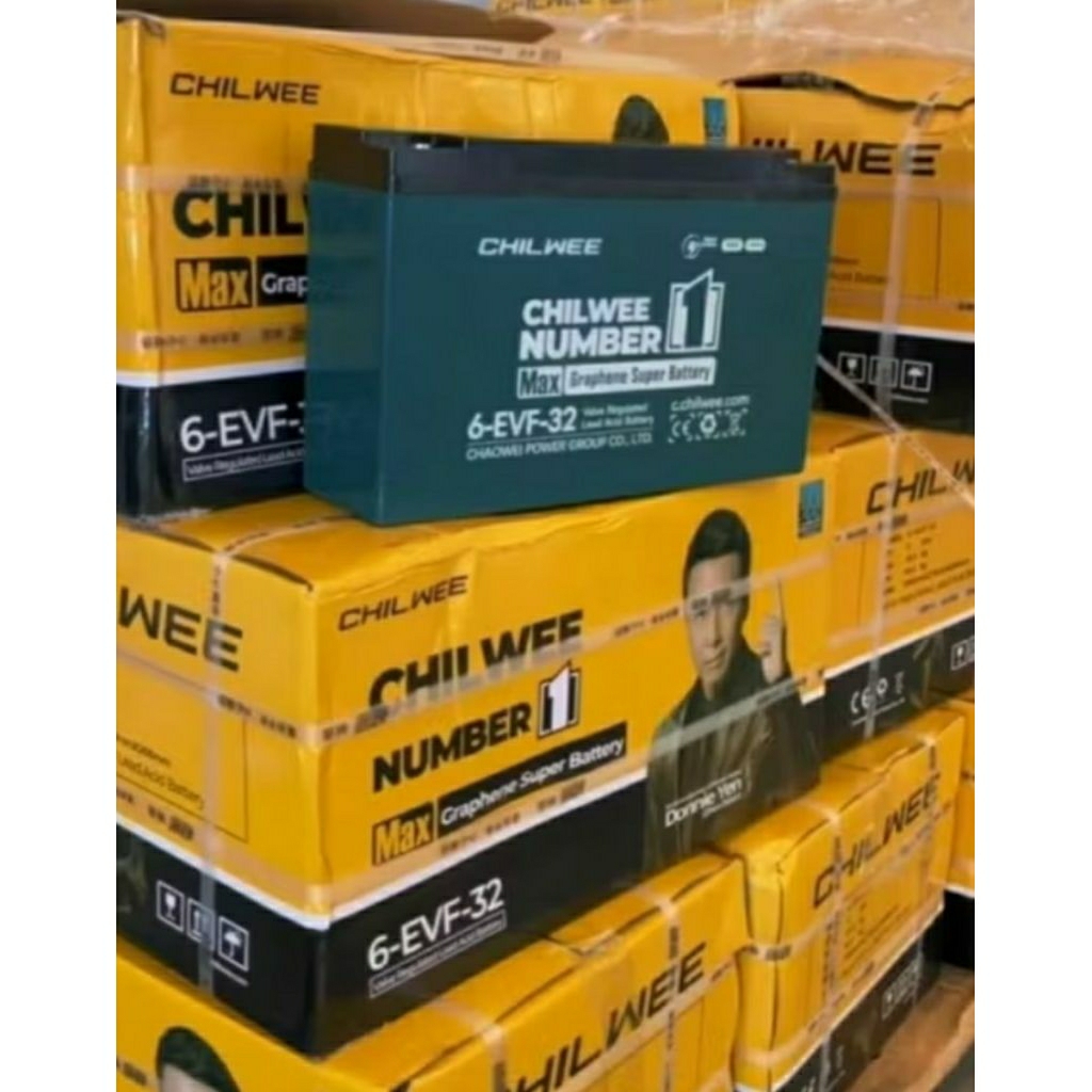 Aki Chilwee 72V 32Ah Original isi 6 pcs