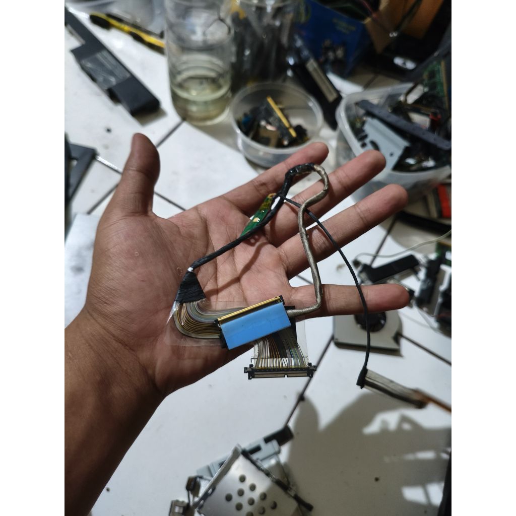fleksibel lcd bawah laptop dell e6400 ori
