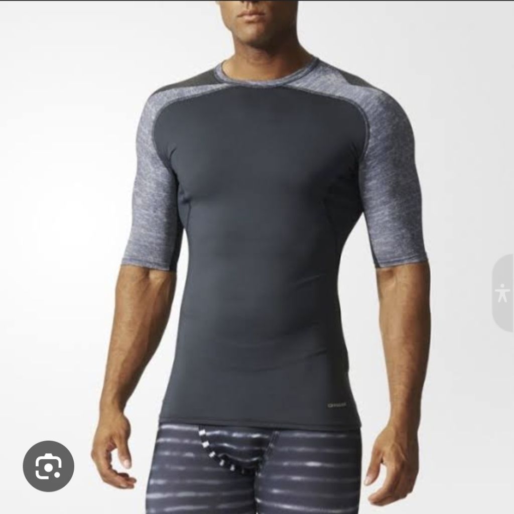 ADIDAS Techfit Compression baju olahraga pria size M